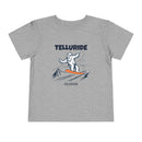 Telluride, Colorado Yeti Snowboard Toddler Tee-4