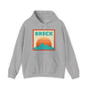 Breckenridge, Colorado Mountain Sun Hoodie - Unisex Hooded Sweatshirt, Travel Sweatshirt, Sunset