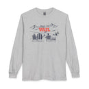 Vail, Colorado Après-ski Long Sleeve Shirt - Mountain Retro Skiing-1