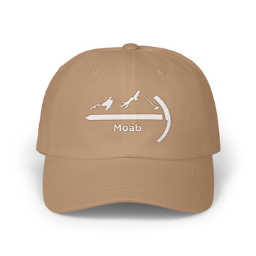 Buy khaki Moab, Utah Dad Hat - Embroidered Moab Classic Dad Cap