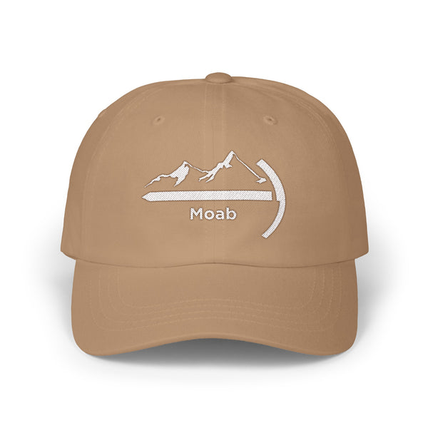 Moab, Utah Dad Hat - Embroidered Moab Classic Dad Cap