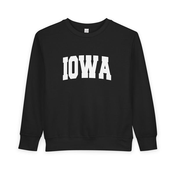 Iowa Toddler Sweatshirt - Iowa Toddler Crewneck Sweatshirt