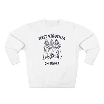Premium West Virginia Ski Babes Sweatshirt - 0