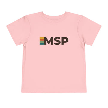 Buy pink Minneapolis, Minnesota Toddler Tee - MSP Kids T Shirt