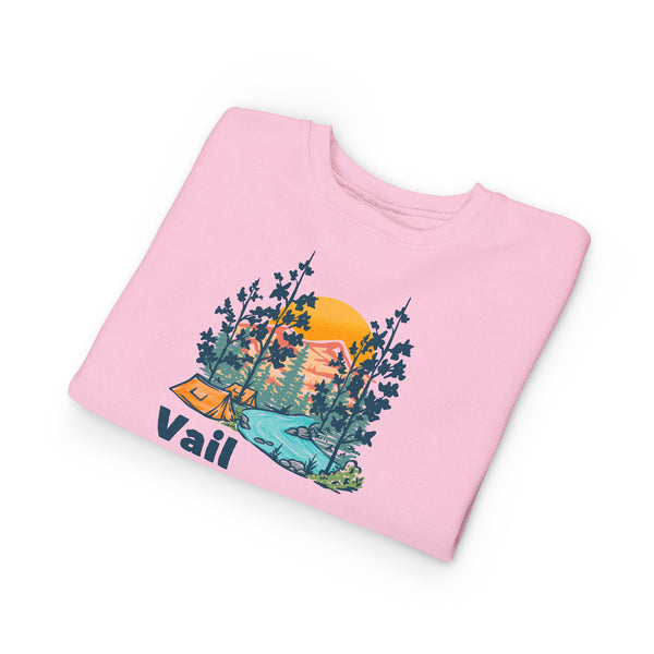 Vail, Colorado Toddler Sweatshirt - Vail Toddler Crewneck Sweatshirt