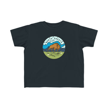 North Dakota Toddler T-Shirt - Unisex Toddler North Dakota Shirt - 0