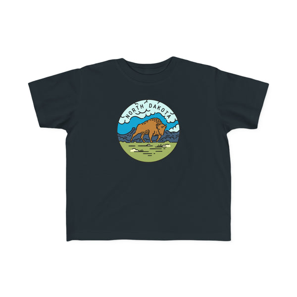 North Dakota Toddler T-Shirt - Unisex Toddler North Dakota Shirt