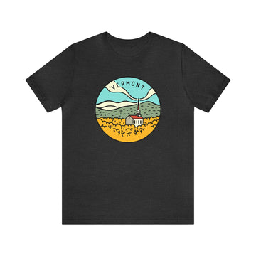 Buy dark-grey-heather Vermont T-Shirt - Unisex Vermont Shirt