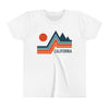 California Youth Shirt - Retro Mountain California Kid's T-Shirt