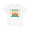 Retro Denver, Colorado T-Shirt, Mountain Sun Tee, Unisex Graphic Shirt, Vintage Denver, Colorado Top, Outdoor Adventure Clothing