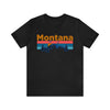 Montana T-Shirt - Mountain Sunset Unisex Montana Shirt