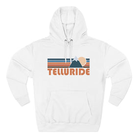 Telluride, Colorado Hoodie - Retro Mountain Unisex Sweatshirt - 0