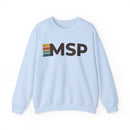Minneapolis, Minnesota MSP Retro Stripe Sweatshirt-4