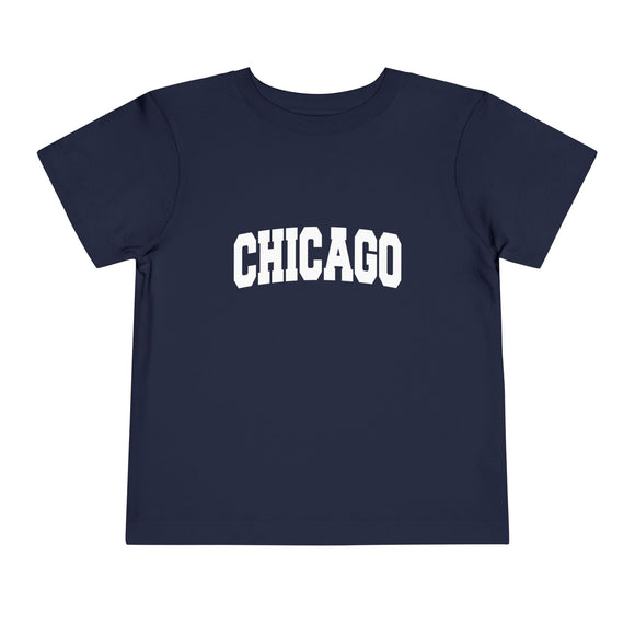 Chicago, Illinois Toddler Graphic Tee - Kids Chicago Vacation T-Shirt