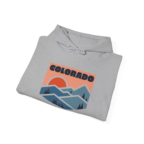 Colorado Hoodie - Mountain Unisex Colorado Hoodie Graphic Sweatshirt