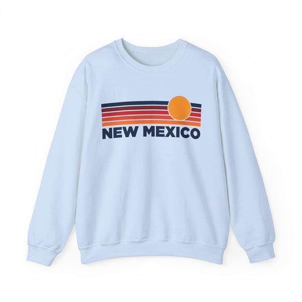 New Mexico Sweatshirt Retro Sun Unisex - Vintage New Mexico Inspired Warm Pullover Jumper
