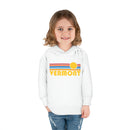 Vermont Toddler Hoodie - Retro Sunrise Unisex Vermont Toddler Sweatshirt-20