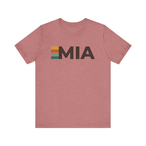 Miami, Florida tee - MIA t shirt retro stripes