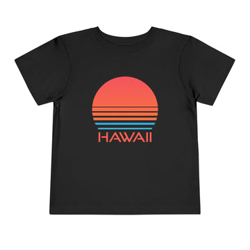 Buy black Hawaii Toddler T-Shirt - Retro 80s Unisex Toddler Hawaii Shirt