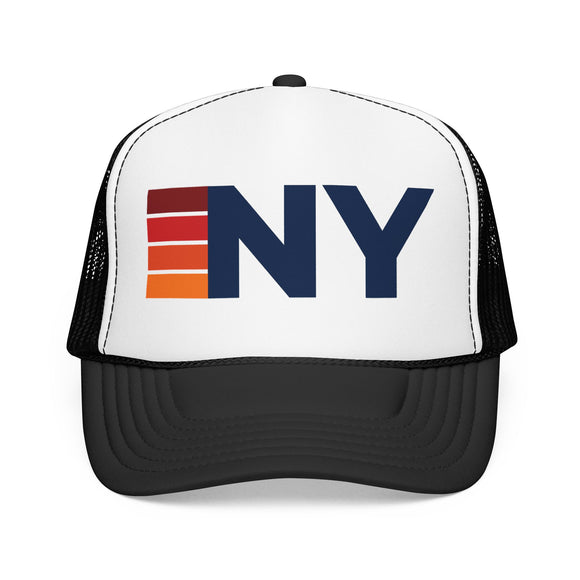 New York Trucker Hat - NY Abbr retro cap