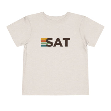 San Antonio, Texas Toddler Tee - SAT Kids T Shirt