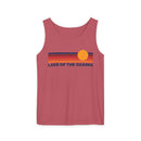 Lake of the Ozarks, Missouri Retro Sunstripe Tank Top | Comfort Colors - 100% Cotton-5