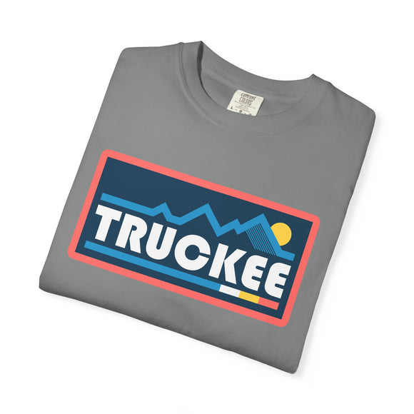 Truckee, California Graphic Tee, Comfort Colors Retro Mountain Unisex Truckee T shirt