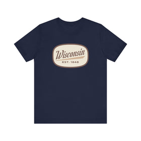 Wisconsin T-Shirt - Retro Unisex Wisconsin Shirt