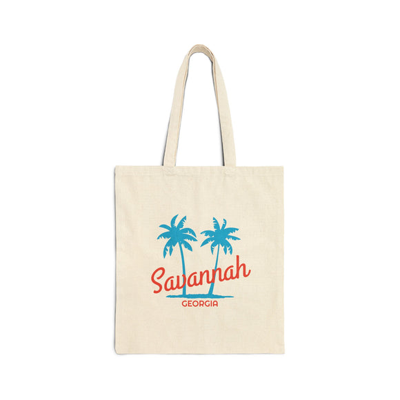 Savannah, Georgia, Cotton Canvas Savannah Tote Bag