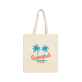 Savannah, Georgia, Cotton Canvas Savannah Tote Bag