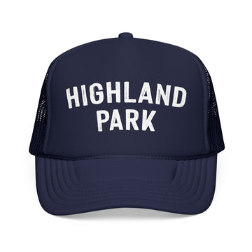 Highland Park, Illinois Trucker Hat - Foam Highland Park Cap
