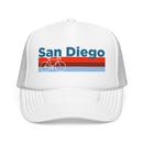 San Diego, California Trucker Hat - Foam San Diego Bike Cap-6