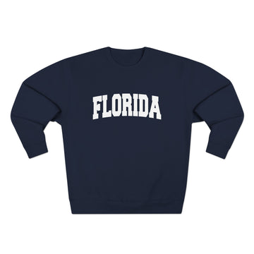 Buy navy Premium Florida Retro Graphic Sweatshirt