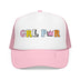 Kids Girl Power Trucker Hat Boho - Youth Snapback Cap