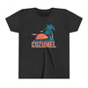 Cozumel, Mexico Youth Shirt - Retro Palm Tree Cozumel Kid's T-Shirt
