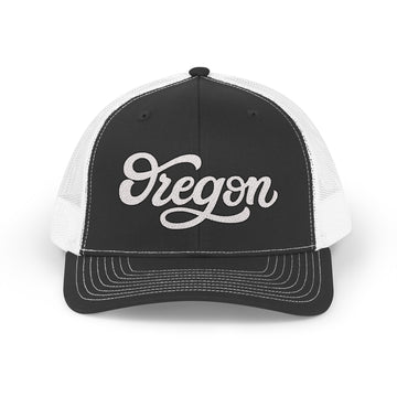 Oregon Snapback Trucker Cap - Embroidered Oregon Hat - 0