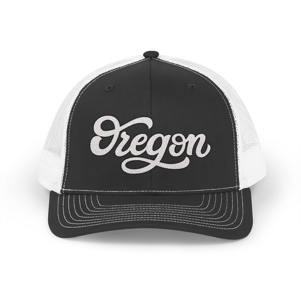 Oregon Snapback Trucker Cap - Embroidered Oregon Hat