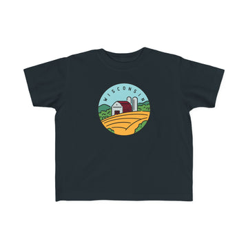 Wisconsin Toddler T-Shirt - Unisex Toddler Wisconsin Shirt - 0
