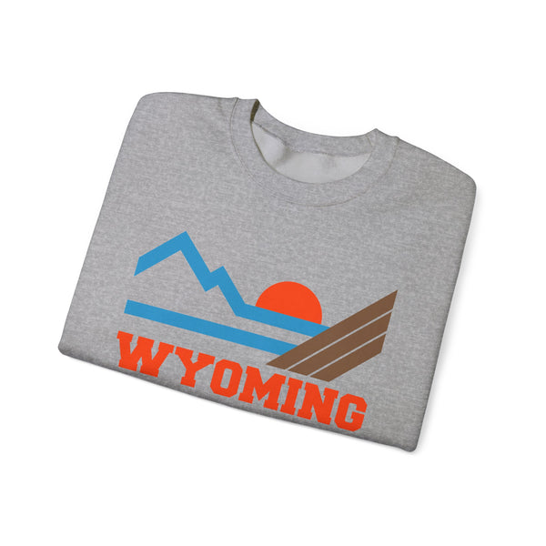Wyoming Sweatshirt - Mountain Wyoming Crewneck Sweatshirt