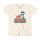 Miami, Florida Youth Shirt - Retro Palm Tree Miami Kid's T-Shirt-1