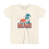 Miami, Florida Youth Shirt - Retro Palm Tree Miami Kid's T-Shirt