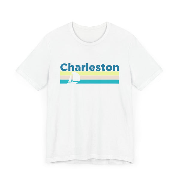 Charleston, South Carolina T Shirt - Sailboat Graphic Tee