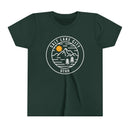 Salt Lake City, Utah Youth Shirt - Retro Mountain Salt Lake City Kid's T-Shirt-4