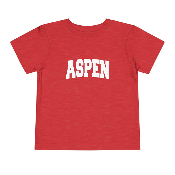 Aspen, Colorado Toddler Graphic Tee - Kids Aspen Vacation T-Shirt