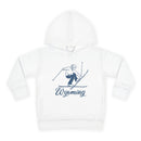 Wyoming Toddler Hoodie - Unisex Vintage Skiing Wyoming Sweatshirt-1