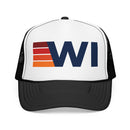 Wisconsin Trucker Hat - WI Abbr retro cap-2