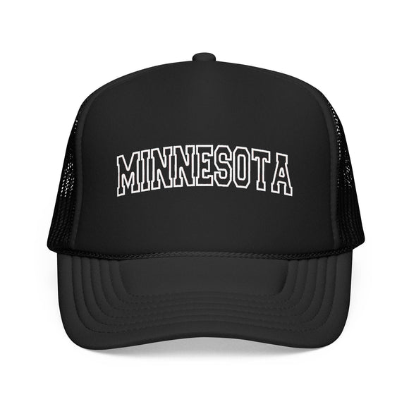 Kids Minnesota Trucker Hat Vintage College Foam Mesh