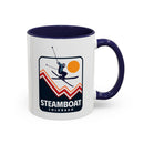 Steamboat, Colorado Retro Snow Skiing Mountain 11 oz Mug, Ski Lodge Decor Coffee Cup, Mountain Lover Gift, Retro Skiing Mug-7