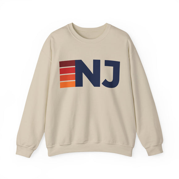 New Jersey Retro Sweatshirt | Retro Stripes New Jersey
