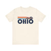 Ohio T Shirt - Retro Jetski PWC Graphic Ohio Tee